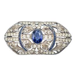 85 - BROCHE DE PLATA, AÑOS 30