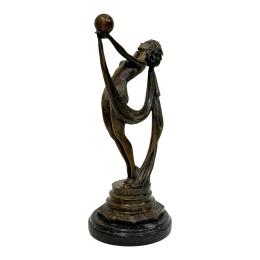 958 - FIGURA EN BRONCE DEL ÚLTIMO TERCIO DE SIGLO XX