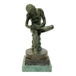 838 - FIGURA EN BRONCE DEL ÚLTIMO TERCIO DE SIGLO XX