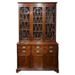 353 - MUEBLE LIBRERIA ESCRITORIO INGLES  SIGLO XIX
