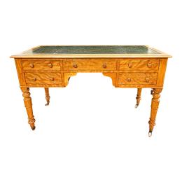 346 - MESA ESCRITORIO VICTORIANA DE LA SEGUNDA MITAD DE S. XIX