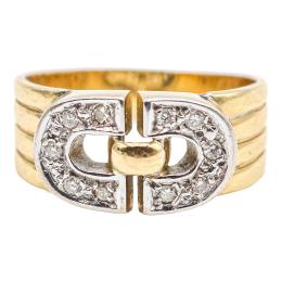 55 - ANILLO CON BRILLANTES