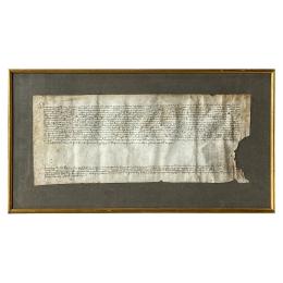 283 - DOCUMENTO MANUSCRITO SOBRE PERGAMINO S. XV
