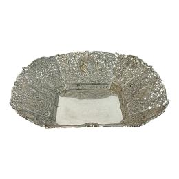 715 - CENTRO DE MESA CALADO EN PLATA DE MEDIADOS DEL S.XX