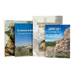 279 - CUATRO LIBROS SOBRE ARQUITECTURA EN PEDRA SECA