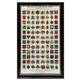 301 - CARTEL CON ESCUDOS DE DISTINTOS ESTADOS