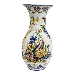 525 - JARRON DE CERAMICA ITALIANA  DE MEDIADOS DE S. XX