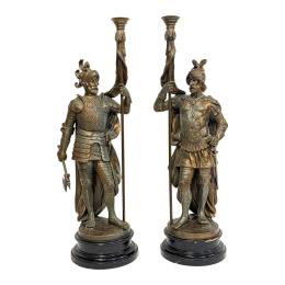 847 - PAREJA DE FIGURAS DE SOLDADOS DE PRIMER TERCIO S. XX