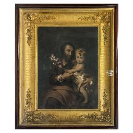 23 - LITOGRAFÍA DEL S.XIX ENMARCADA 