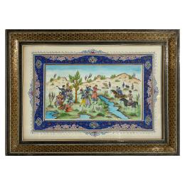 471 - PINTURA MINIATURISTA PERSA 