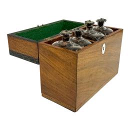868 - CAJA LICORERA INGLESA DEL S.XIX