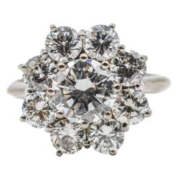 72 - ANILLO ROSETÓN CON BRILLANTES