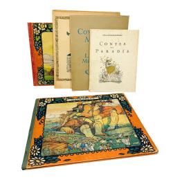 469 - CINCO LIBROS ILUSTRADOS POR LOLA ANGLADA