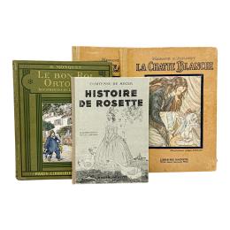 428 - CUATRO LIBROS EN FRANCÉS ILUSTRADOS POR LOLA ANGLADA
