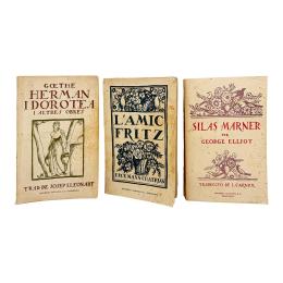 457 - TRES LIBROS ILUSTRADOS POR JOSEP OBIOLS