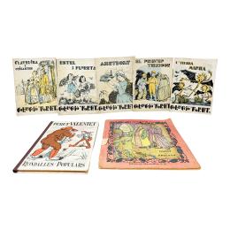 608 - SIETE LIBROS ILUSTRADOS POR LOLA ANGLADA
