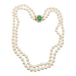175 - COLLAR DOBLE DE PERLAS