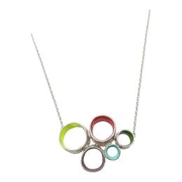 177 - COLLAR GARGANTILLA CON ESMALTES DE COLORES