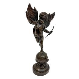 1202 - FIGURA DE CUPIDO EN BRONCE DEL ÚLTIMO TERCIO DE S. XX