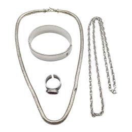 160 - LOTE DE JOYERÍA DE PLATA