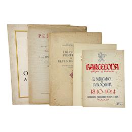 607 - SEIS PUBLICACIONES SOBRE BARCELONA