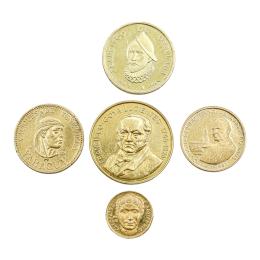 459 - CINCO MONEDAS DE ORO