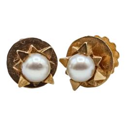 174 - PENDIENTES DE NIÑA CON PERLA