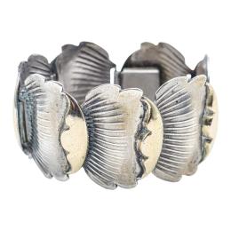 197 - PULSERA DE PLATA DE LOS AÑOS 30-40