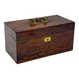 1019 - CAJA DE TÉ INGLESA DEL S.XIX