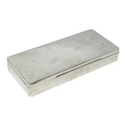 788 - CAJA TABAQUERA EN PLATA DE MEDIADOS DEL S.XX