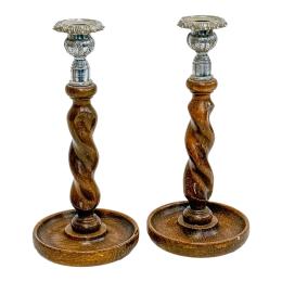 1103 - PAREJA CANDELEROS INGLESES DEL PRIMER TERCIO S.XX