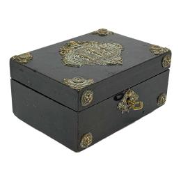 1018 - CAJA DE MADERA DE FINALES DE S. XIX