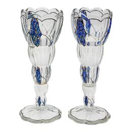 51 - PAREJA DE JARRONES ART DECO CHECOS 