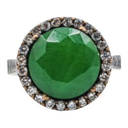 110 - ANILLO ROSETÓN DE PLATA