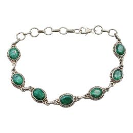 271 - PULSERA CON RAÍZ DE ESMERALDA