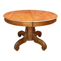 382 - MESA DE COMEDOR DEL ÚLTIMO CUARTO DE SIGLO XIX
