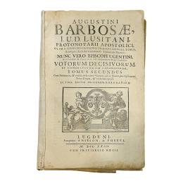 353 - LIBRO DE DERECHO CANÓNICO DE 1723