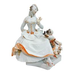 566 - FIGURA MEISSEN PAUL SCHEURIG PRIMERA MITAD DEL S.XX