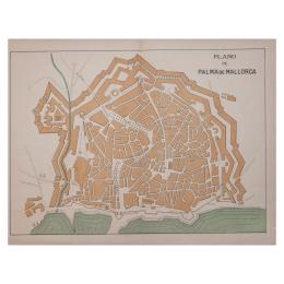 191 - PLANO DE PALMA DE MALLORCA 
