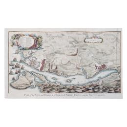 185 - PLAN TWON AND HARBOUR DE LA VILLE MAHON 