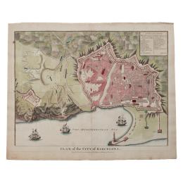 180 - PLAN OF THE CITY OF BARCELONA 