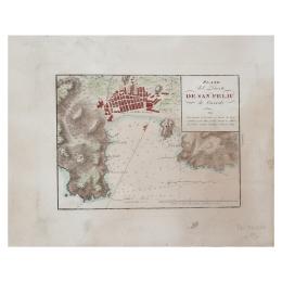 198 - PLANO DEL PUERTO DE SANT FELIU DE GUIXOLS 