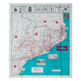 121 - MAPA DE LAS CARRETERAS CATALANAS 