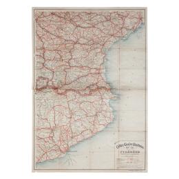 32 - CARTE GUIDE CAMPBELL PYRÉNÉES Nº 14 (PERPIGNAN-BARCELONE)