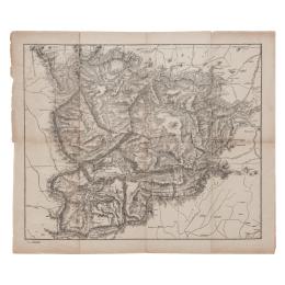 125 - MAPA TOPOGRÁFICO DE ANDORRA Y ZONAS LIMÍTROFES