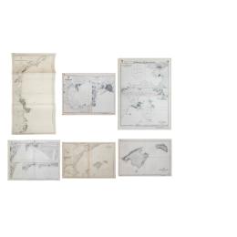 235 - SEIS MAPAS DE COSTAS