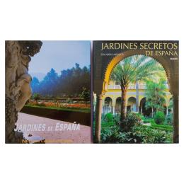 141 - DOS LIBROS SOBRE JARDINES EN ESPAÑA