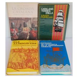 289 - CUATRO LIBROS DE HISTORIA SOBRE LOS CATALANES EN EL EXTERIOR