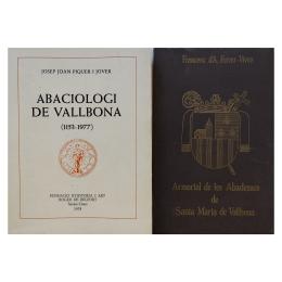 304 - DOS LIBROS SOBRE ABADES - ABADESAS DE SANTA MARIA VALLBONA