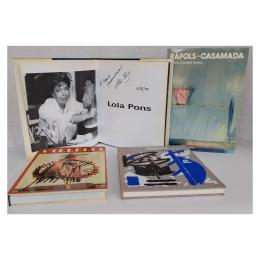 318 - CUATRO LIBROS SOBRE ARTISTAS CONTEMPORÁNEOS 